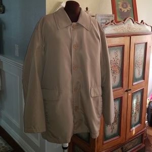 Stone Creek Quilted Lined Rain Coat Jacket Womens